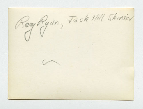 Bird hunting trip in Syria (two members of the hunting party). Verso