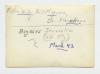 Palestine (Peter Wiley, William "Bill" McGuire and Dr. Fleischner in the Bazaar of Jerusalem). Verso