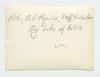 Palestine (Peter Wiley, William "Bill" McGuire and Jeff Fairbrother). Verso