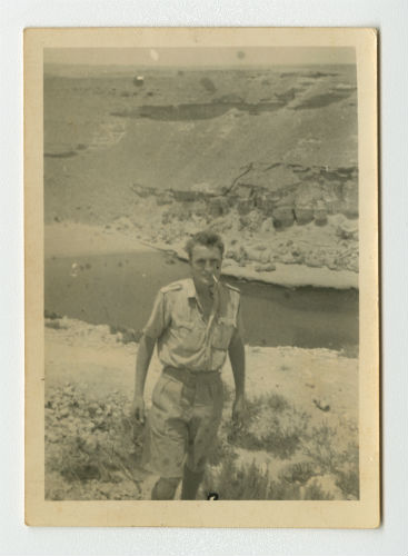 Dave Hyatt in Bardia, Libya. Recto