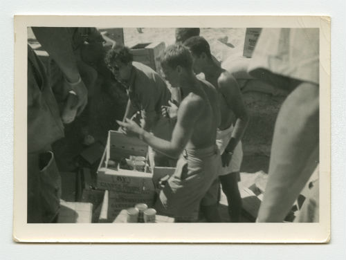 Dividing up the spoils of the Marsa Matruh NAAFI. Recto