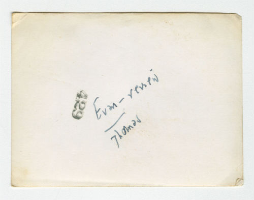 Evan Thomas during a review at the El Tahag Mobilization Camp. Verso