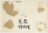 Headquarters truck. Verso