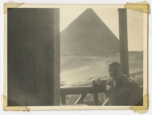 "Webby" at the Mena House Hotel in Giza, Egypt. Recto