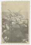 AFS ambulances on an LST to Italy. Recto