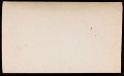 Men in barracks at 21 rue Raynouard. Verso.
