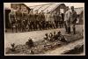 Men in line at the Officers' Training School at Meaux