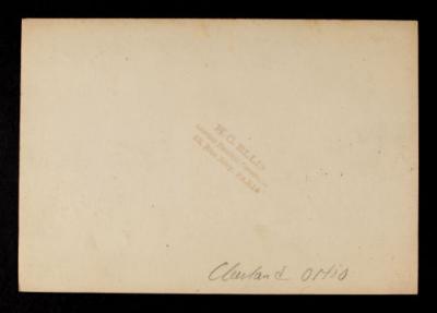 American Field Service ambulance 1090. Verso.