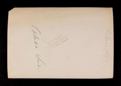American Field Service ambulance 21. Verso.