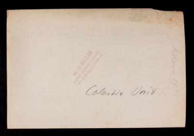 American Field Service ambulance 24. Verso.