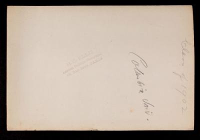 American Field Service ambulance 44. Verso.
