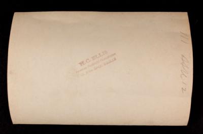American Field Service ambulance 111. Verso.