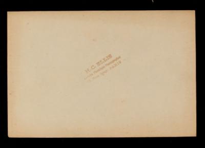 American Field Service ambulance 580. Verso.