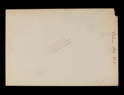 American Field Service ambulance 988. Verso.