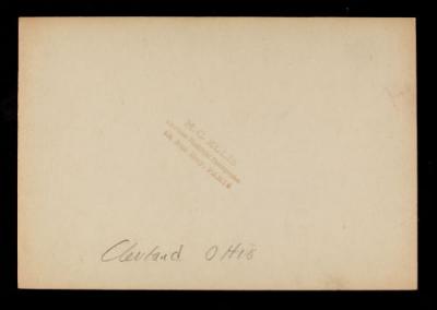 American Field Service ambulance 1039. Verso.