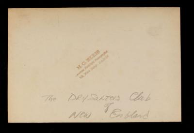 American Field Service ambulance 1071. Verso.