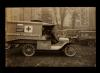 American Field Service ambulance 157 with driver