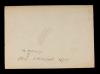 American Field Service ambulance 113 with driver. Verso.