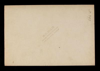 American Field Service ambulance 397 with driver. Verso.