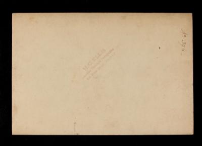 American Field Service ambulance 396 with driver. Verso.