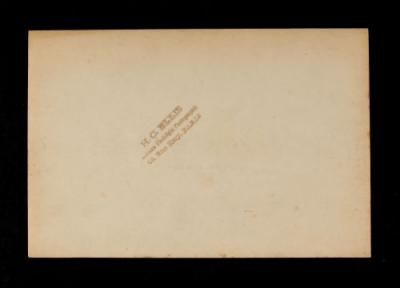 American Field Service ambulance 1072 with driver. Verso.