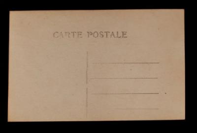 Ambulance of the American Hospital- Lycée Pasteur- Neuilly- Paris (postcard). Verso.