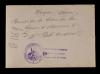 The pinning of the cross of the Legion of Honor on A. Piatt Andrew by General Ragueneau. Verso.