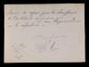 A. Piatt Andrew and AFS men in dining hall at 21 rue Raynouard. Verso.