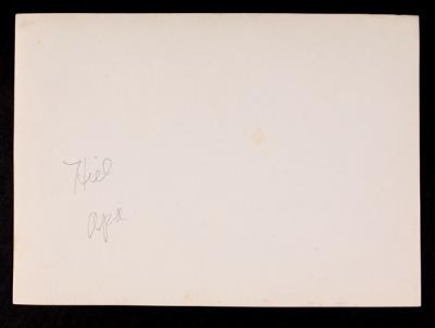 Lovering Hill, A. Piatt Andrew, and Lt. de Rode at Pont-à-Mousson, France. Verso.