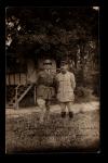 A. Piatt Andrew and Captain Genin of the Réserve Mallet (postcard)